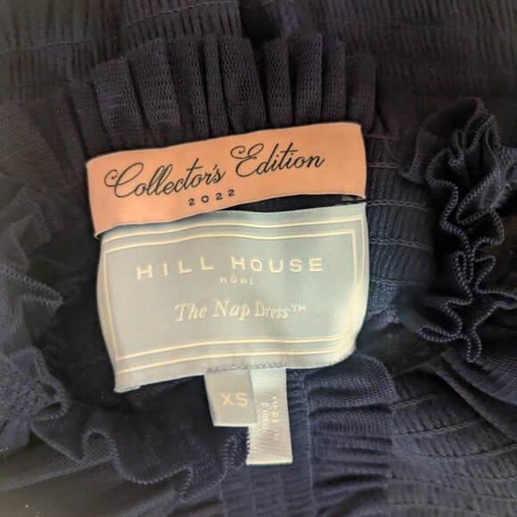 Hill House Home Collection "Ellie" Tulle Nap Dress Navy XS - Picture 6 of 6